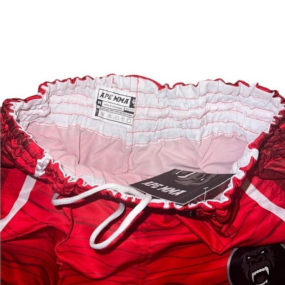 MMA Fight Kick Boxing Shorts UFC Cage Fight Retro Grappling Muay size S New - Picture 7 of 12